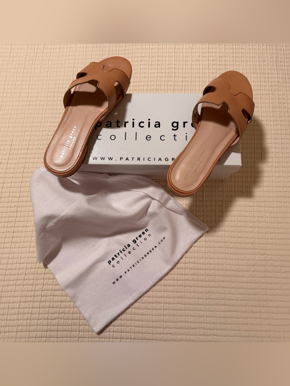 Patricia Green Women's Nude Slide Sandals